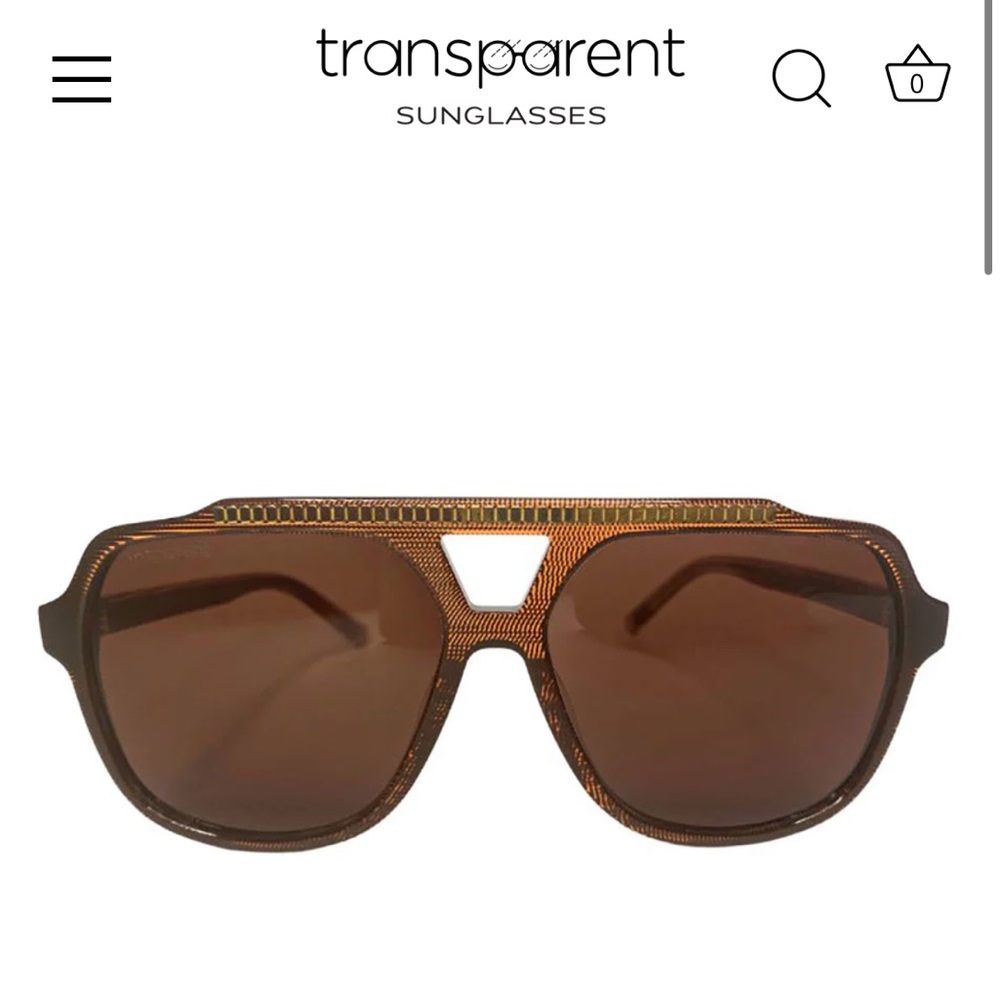Ryan Transparent Sunglasses BRAND NEW